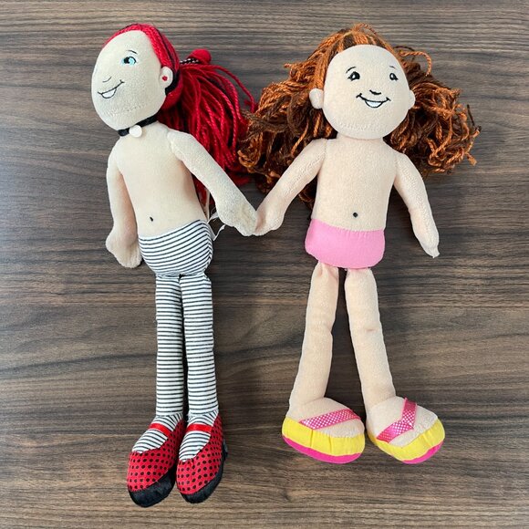 Groovy Girls Lana Ladybug, Reese Beach Plush Dolls & Aurora Sea Sparkles Mermaid - Picture 15 of 16